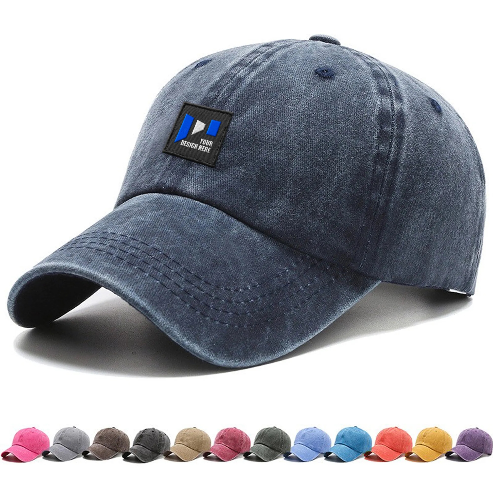 Washed Soft Top Baseball Cap 4