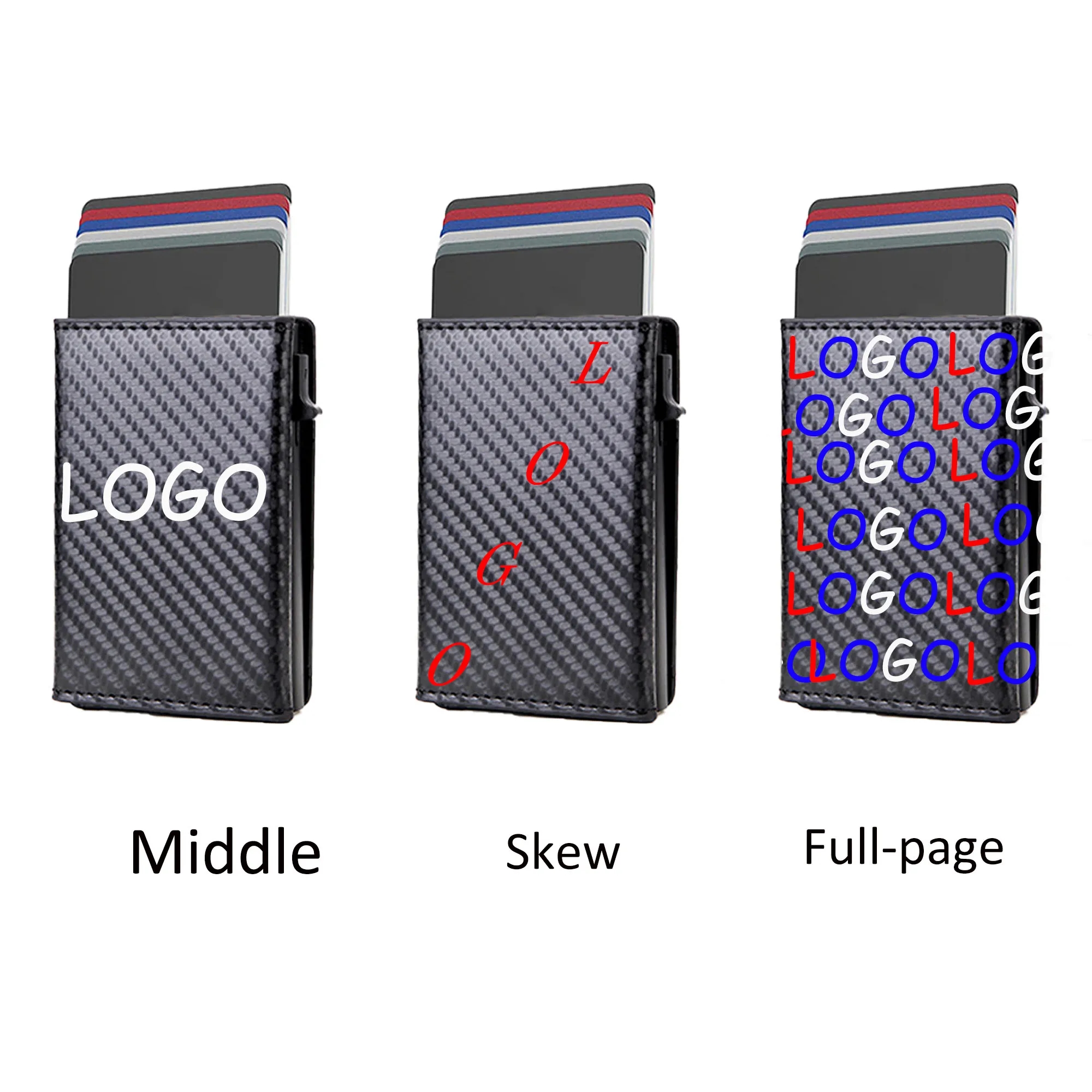 Carbon Fiber Id Credit Card Holder Women Wallet 2