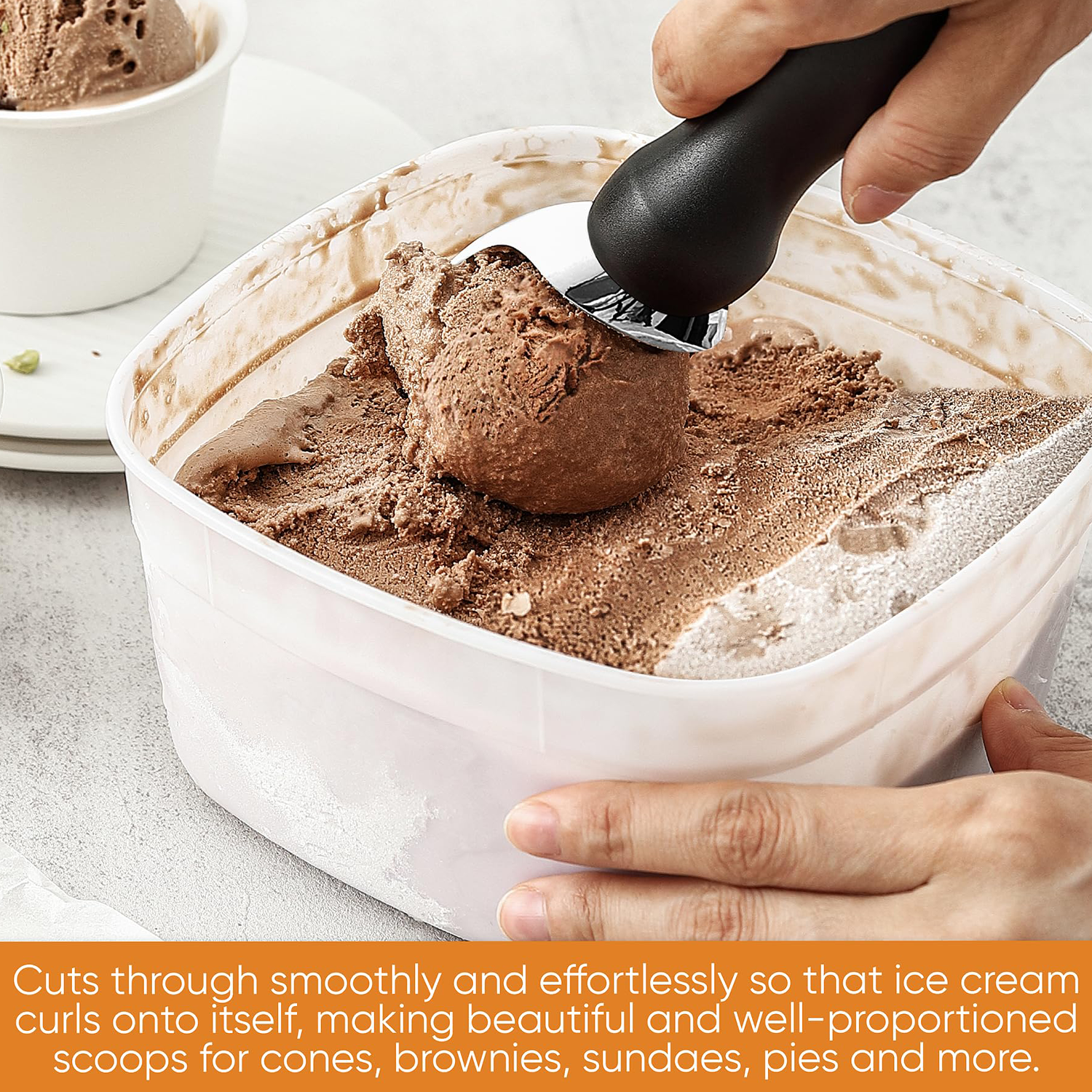 Multi-Use Ice Cream Spoon Ball Scoop 4