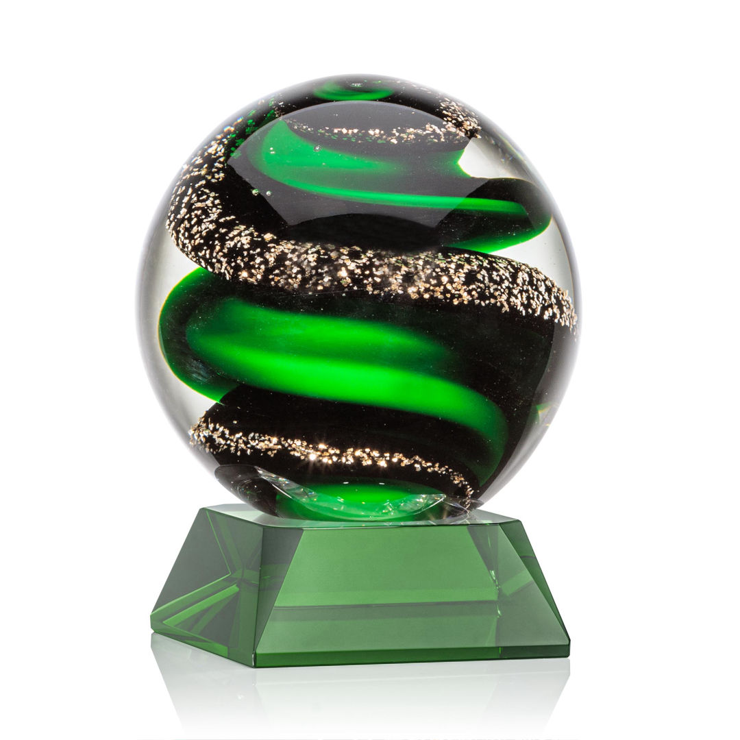 Zodiac Award on Sheffield Base - Green 3