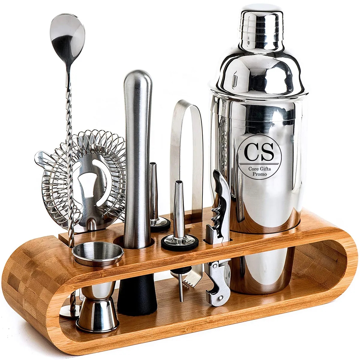 10-Piece Bartender Kit With Stand 1