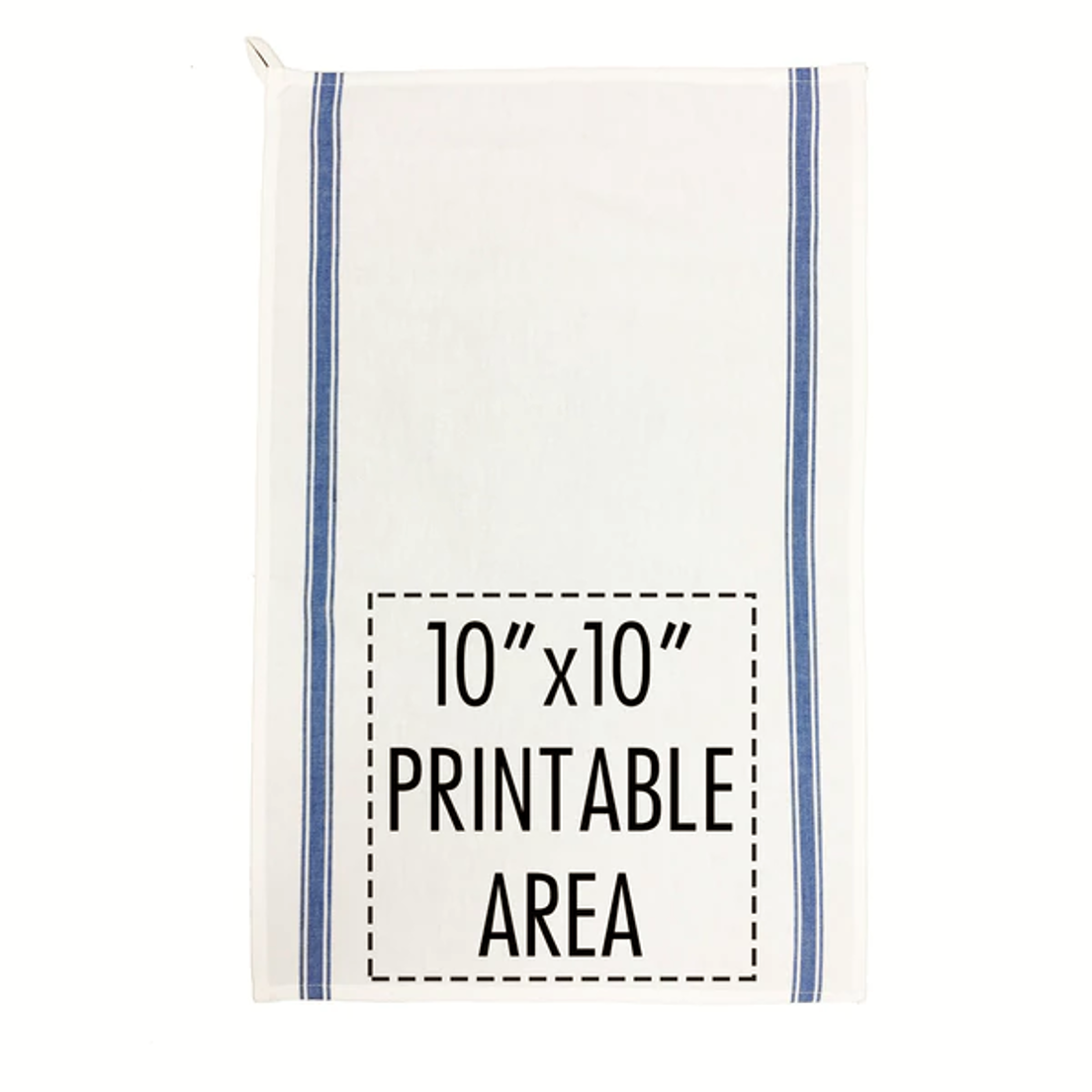 Vintage Stripped Kitchen Towel - Blue Stripe 10
