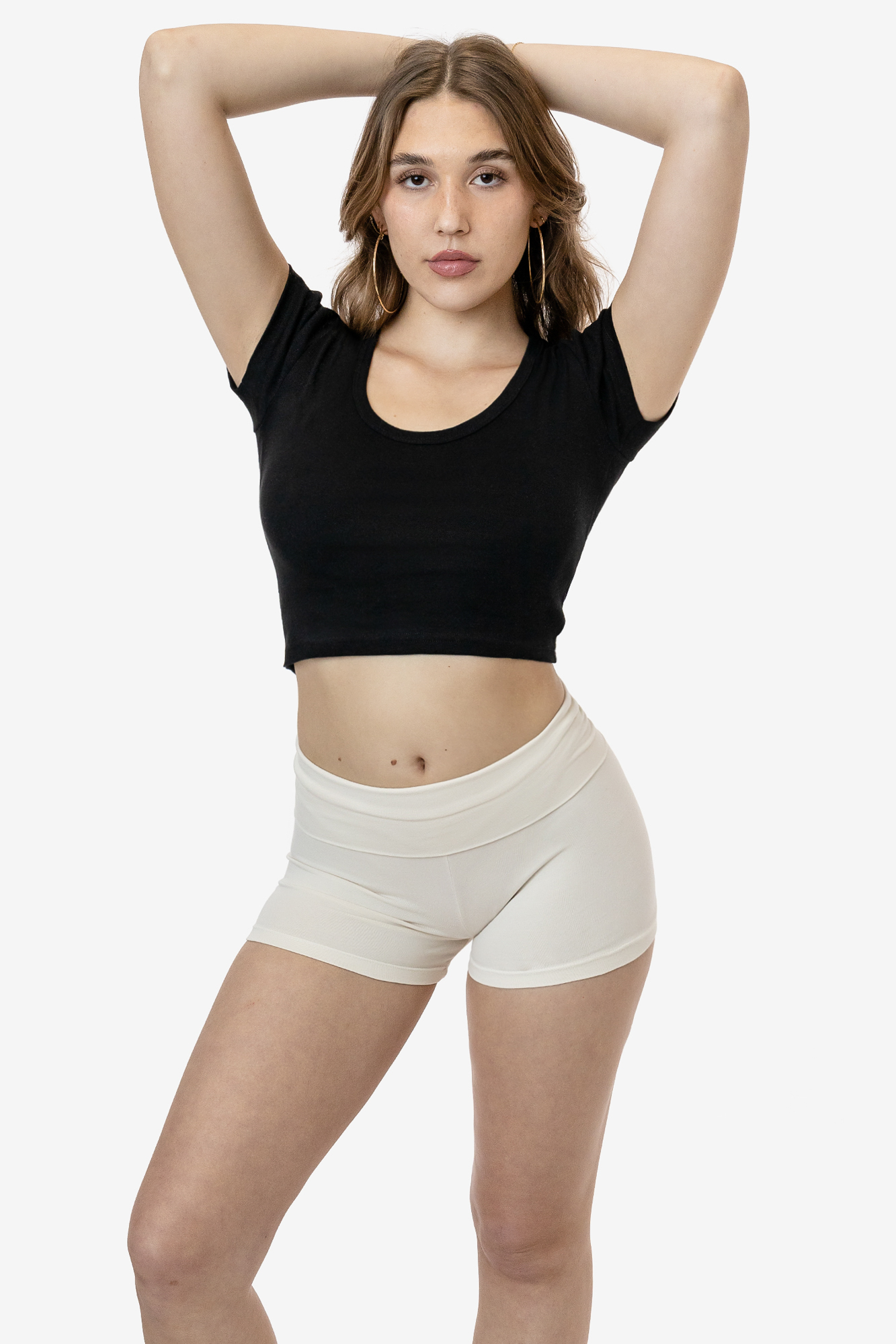 BABY RIB SCOOPNECK CROP TOP 3
