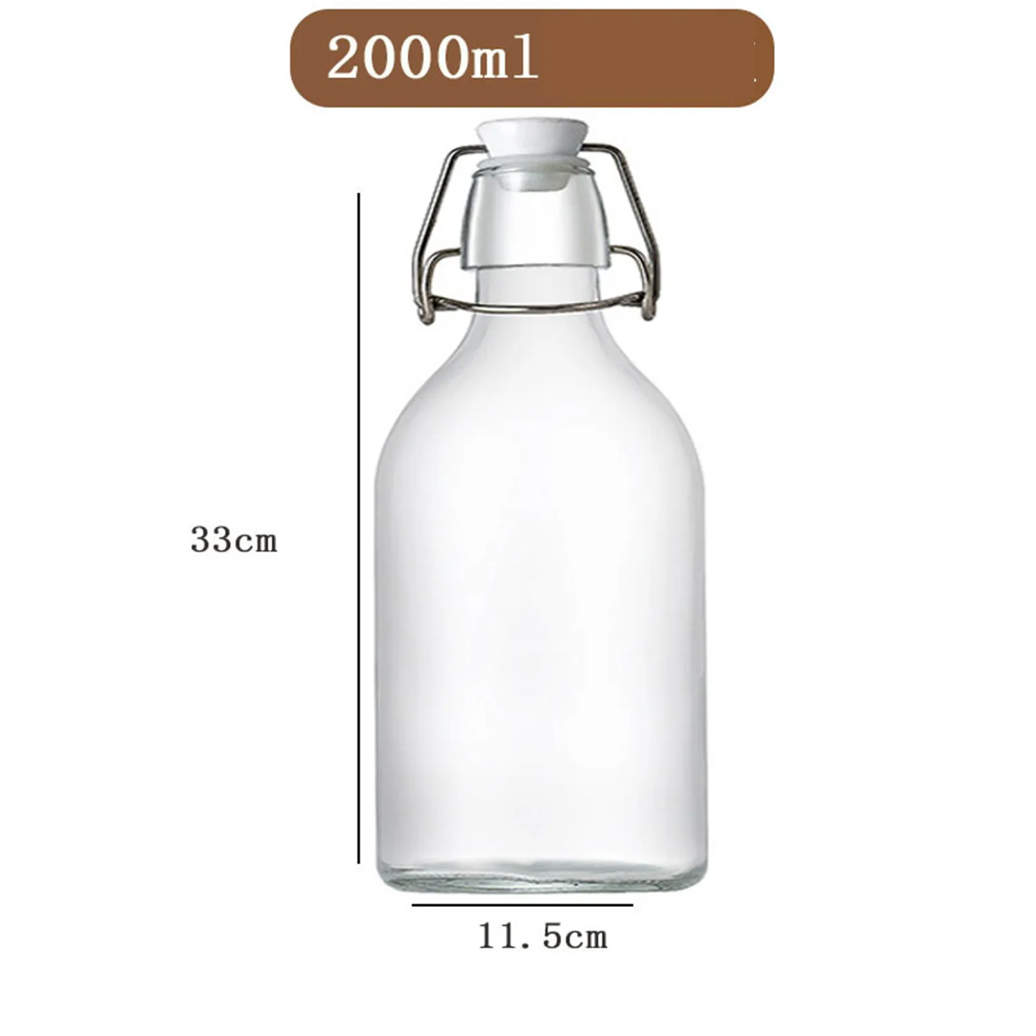 Buckle Glass Beverage Bottle 16