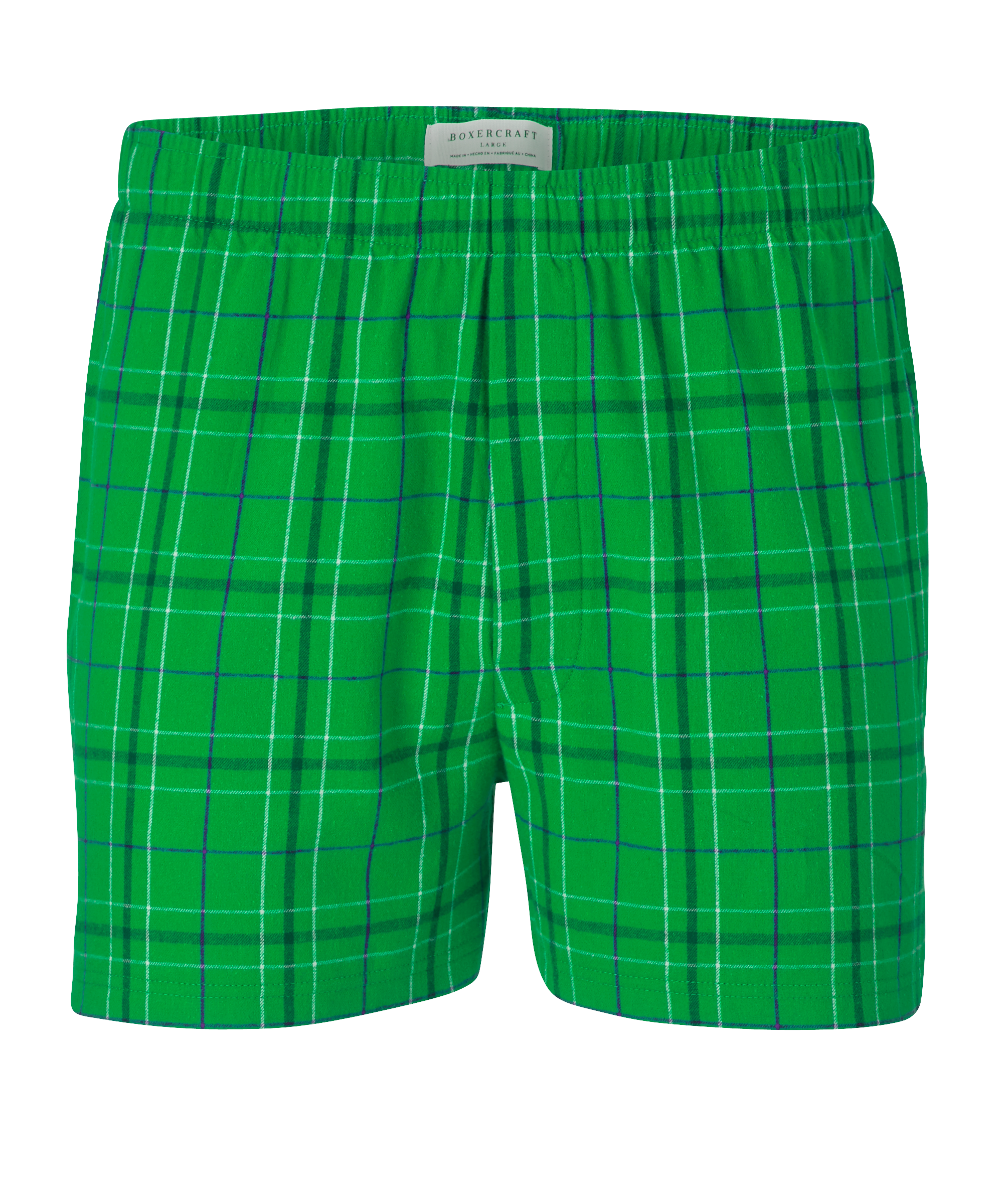 BOXERCRAFT MEN'S FLANNEL BOXER 14