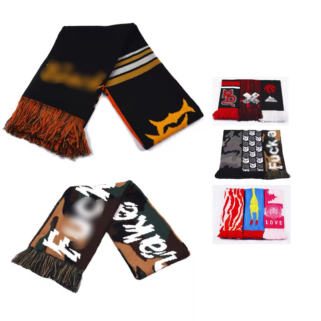 MOQ 10 pcs Jacquard Acrylic Scarf 1