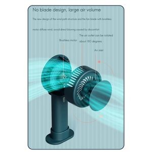 Rechargeable Portable Mini Battery Bladeless Fan 2