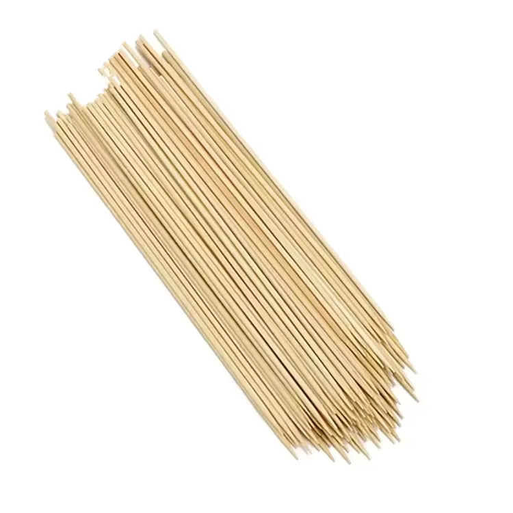 12" Bamboo BBQ Skewer Set. 100 Pcs 6