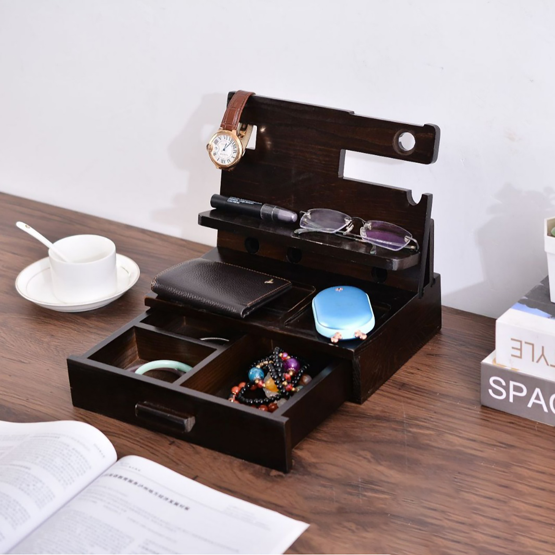 Wood Phone Docking Station 1