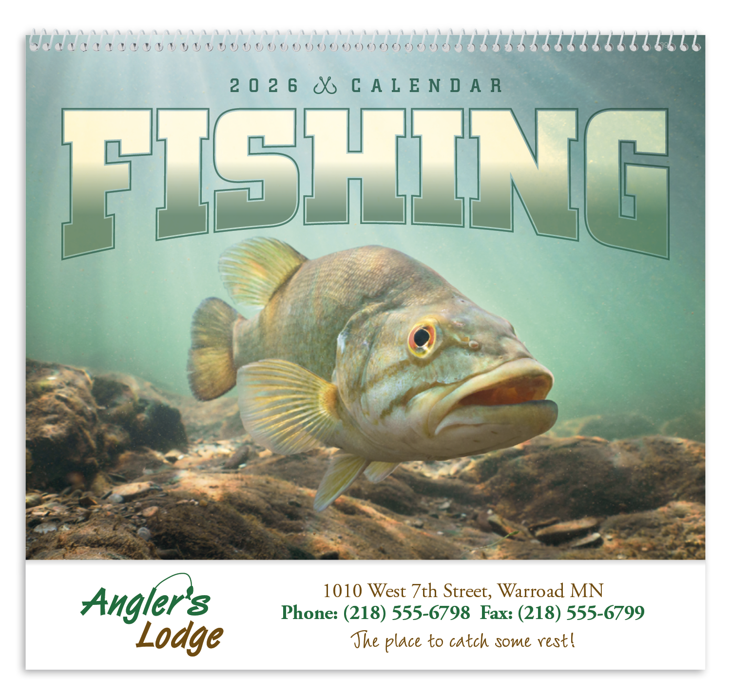 Good Value™ Fishing - Spiral Calendar 6