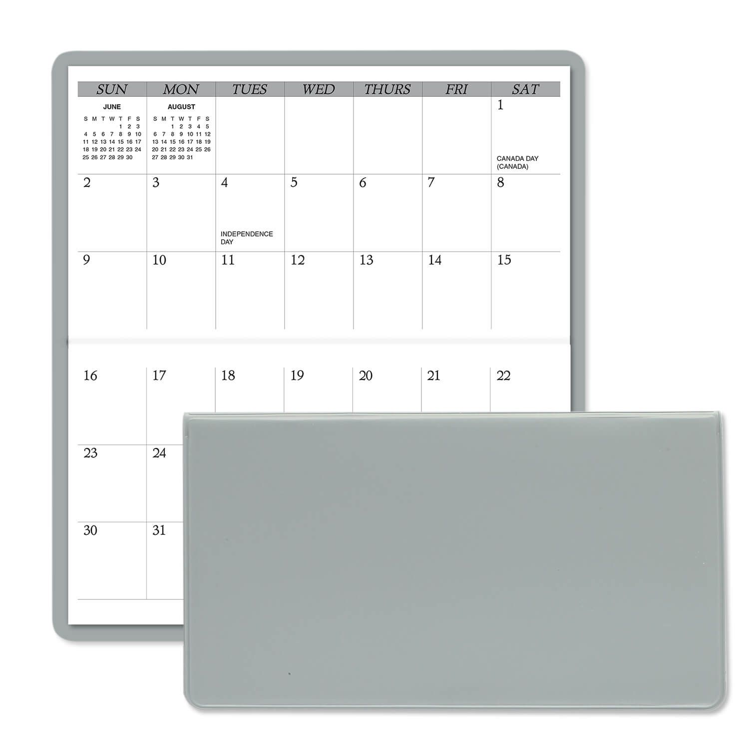 Horizontal Monthly Pocket Planner 6