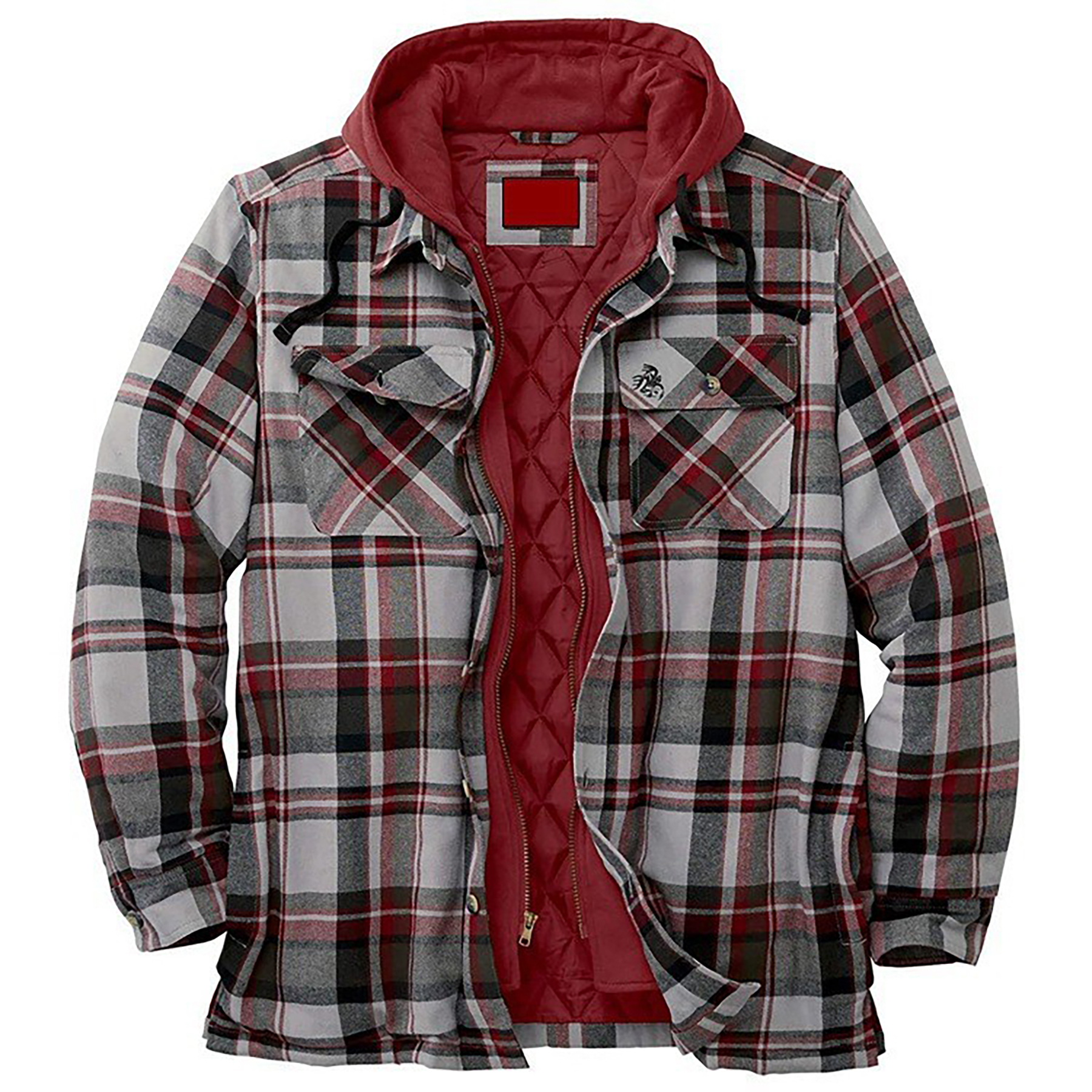 Plaid Cotton Hooded Jacket 5