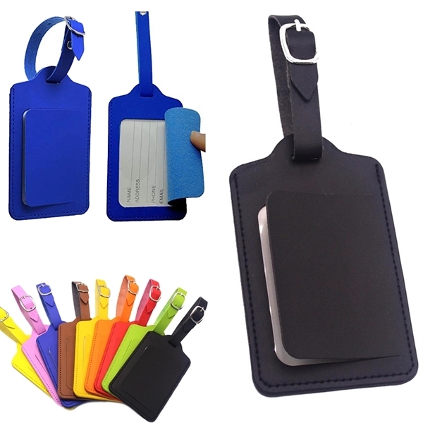 PU Leather Luggage Tag 1
