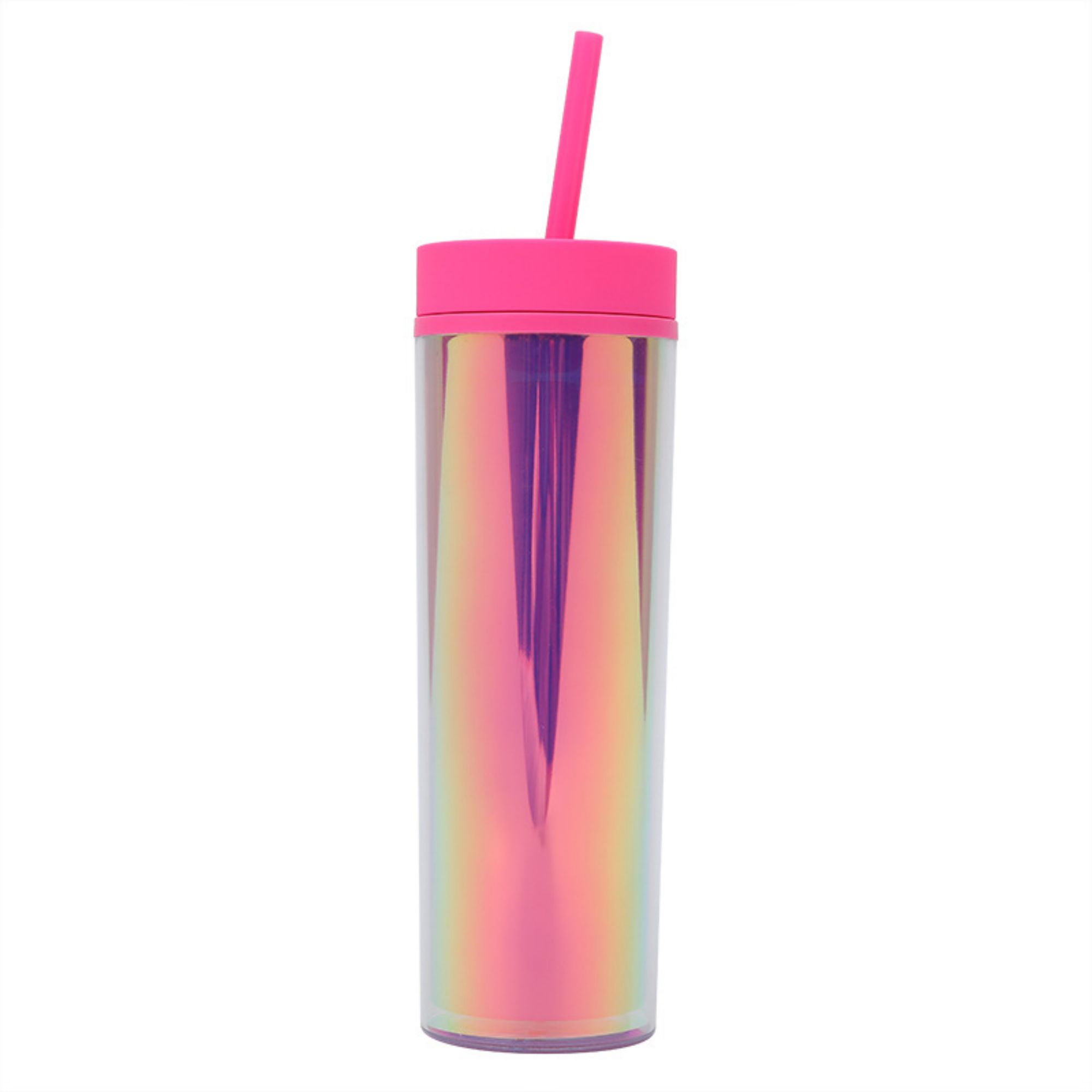 16 oz Colorful Portable Straw Cup 3