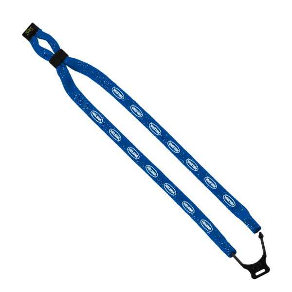 1/2" Double-Thick Cotton Trade Show Lanyard with Plastic Option Y Converter 12