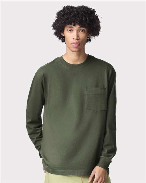 Unisex Super Heavyweight Long Sleeve Pocket Tee - 9410 28