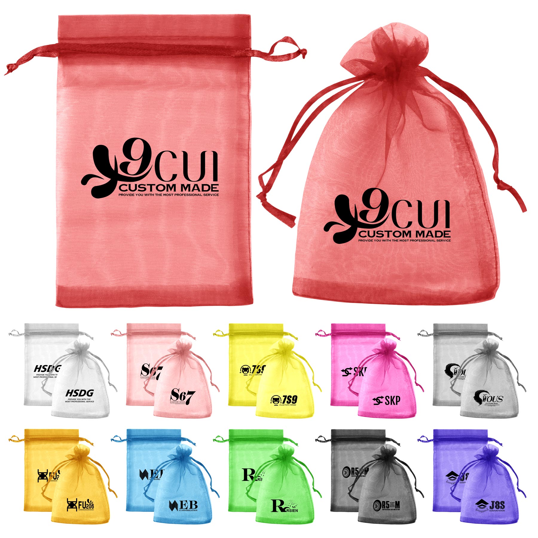 Mesh Drawstring Organza Gift Bag 1