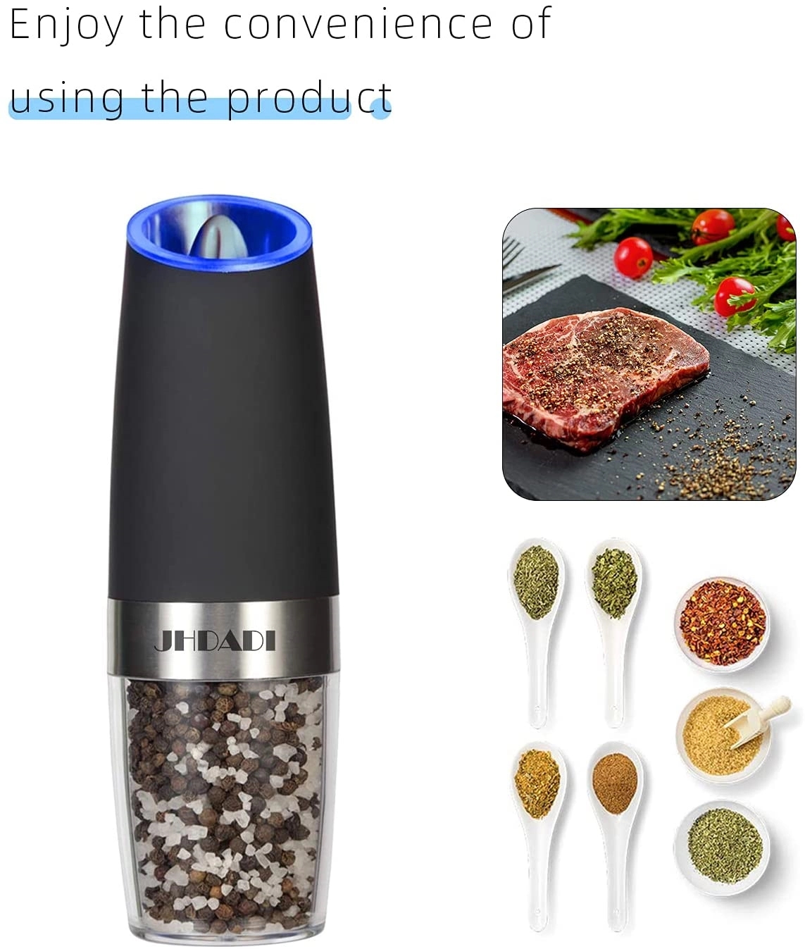 Electric Salt And Pepper Grinder 2