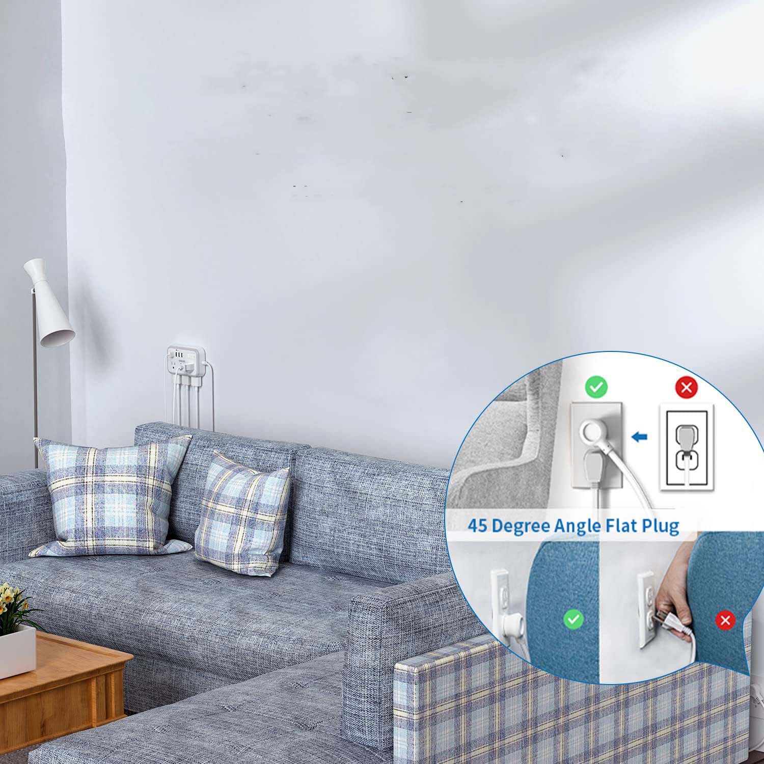 Multi-Function Power Strip Standard Socket 6