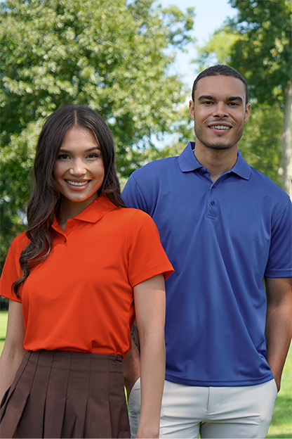 Women's Vansport Omega Solid Mesh Tech Polo 92