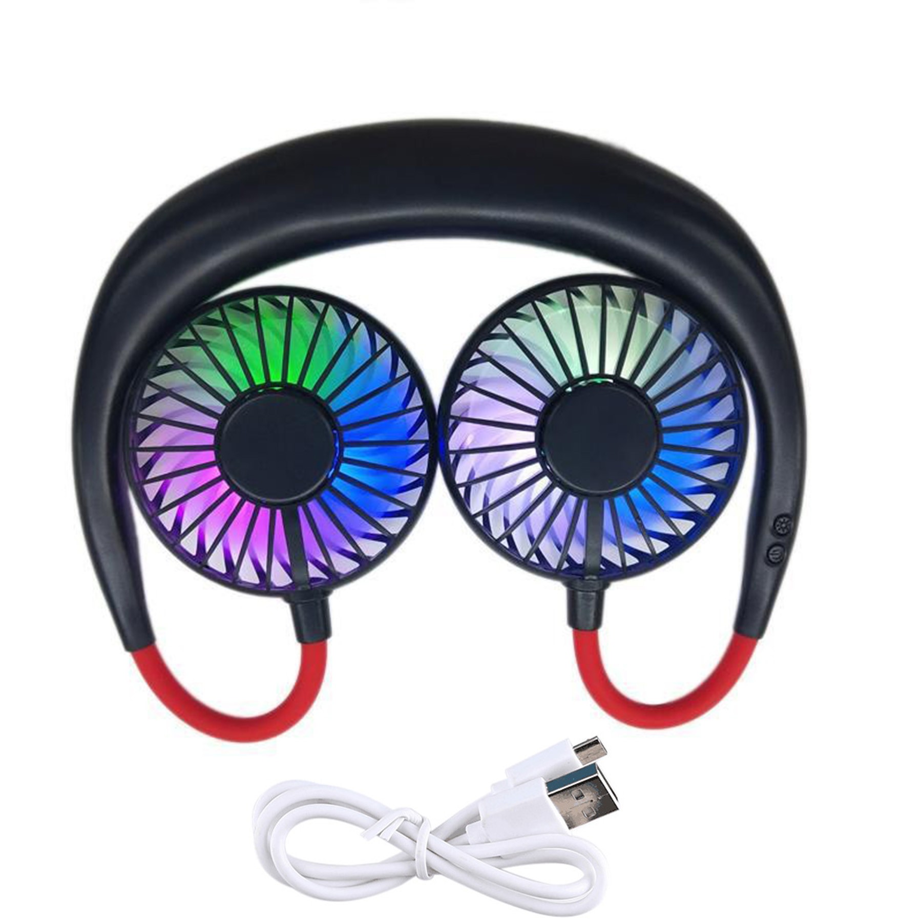 Sports Hanging Neck Fan With Led Light 4