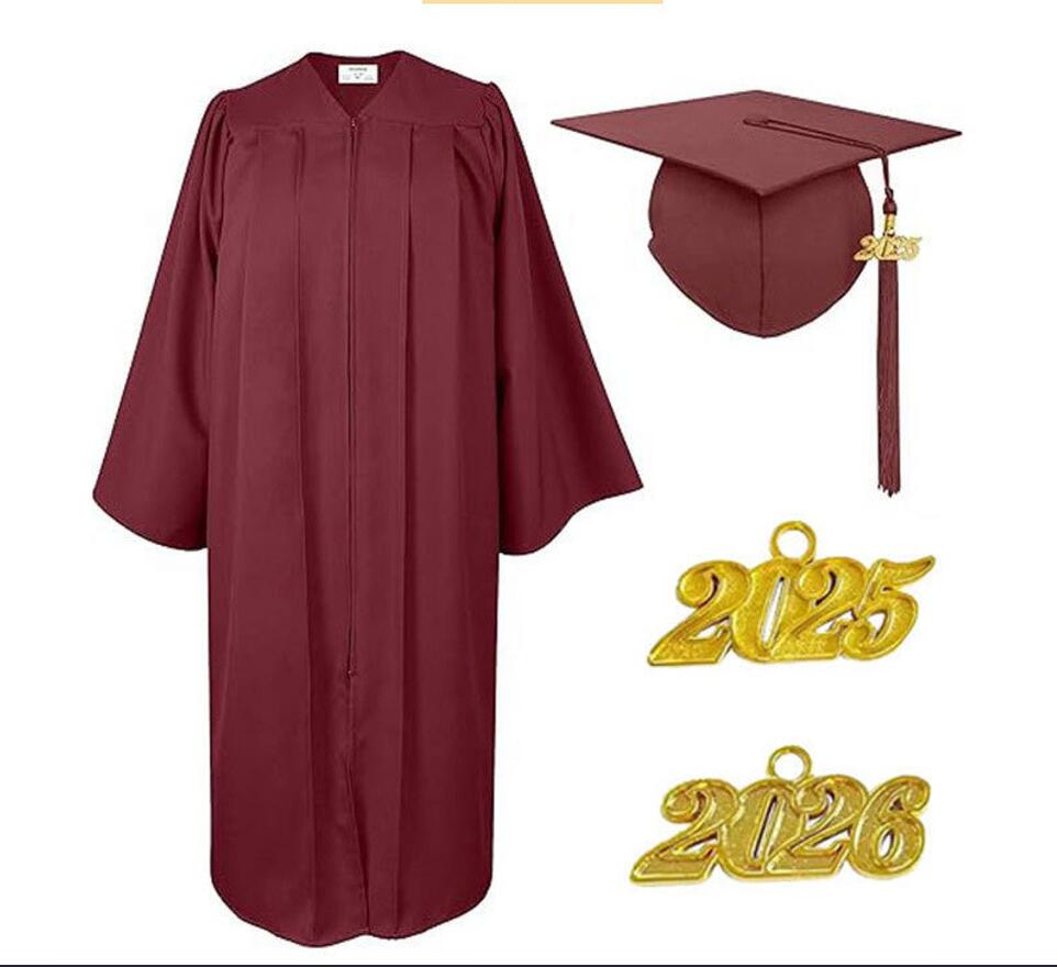Graduation Gown with Cap and Tassel Set 12