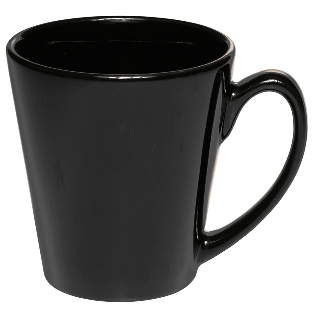 12 oz. Glossy Ceramic Latte Coffee Mug - Colors 3