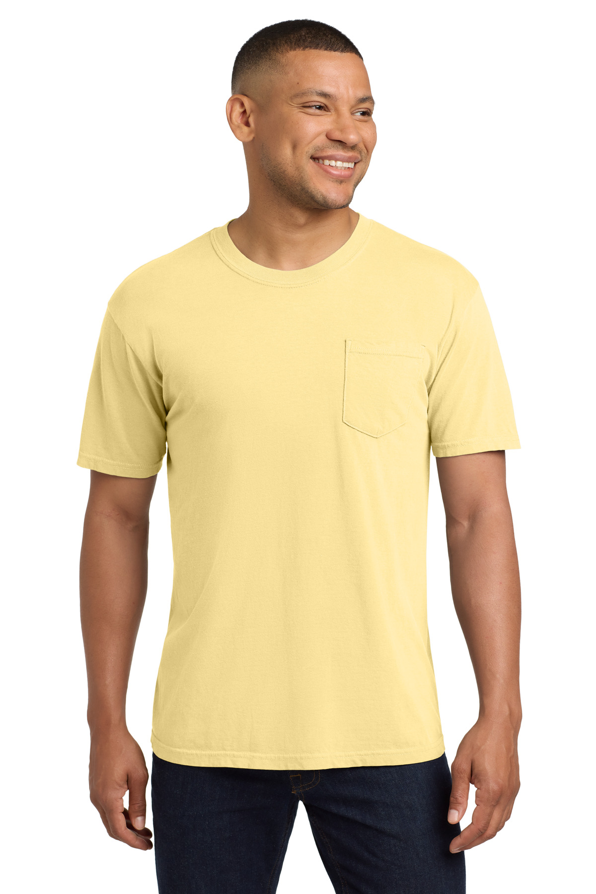 COMFORT COLORS Heavyweight Ring Spun Pocket Tee. 6030 82