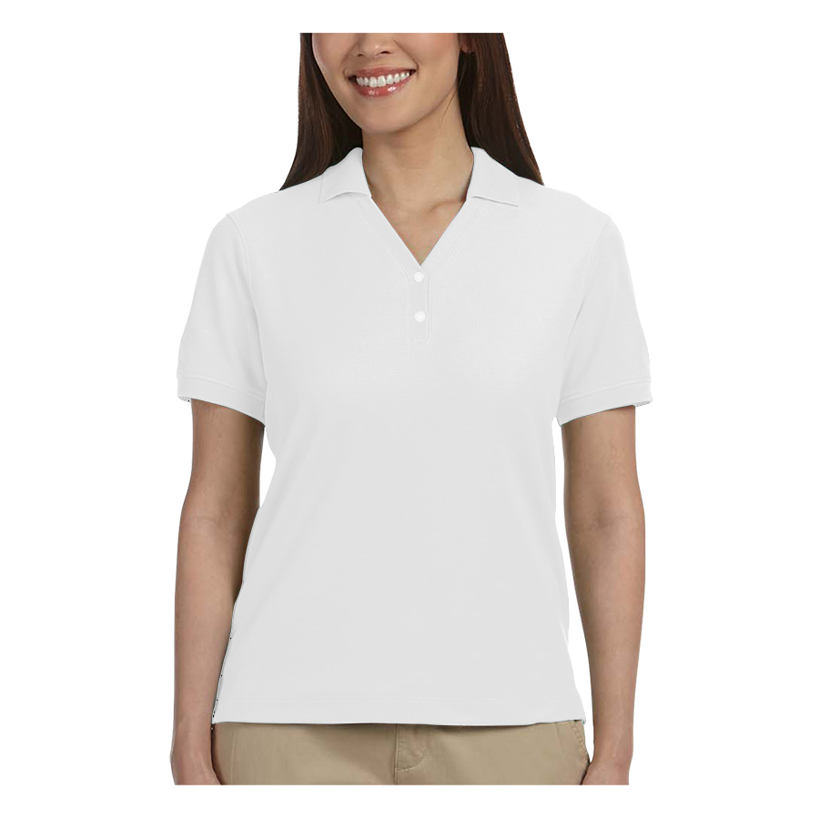 Devon & Jones Ladies' Short-Sleeve Y-Collar Polo Shirts 34