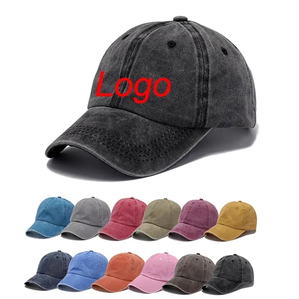 Wash Cotton Baseball Cap 4