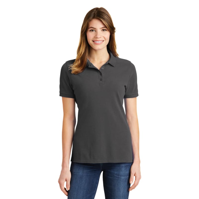 Port & Company Ladies Combed Ring Spun Pique Polo. 8