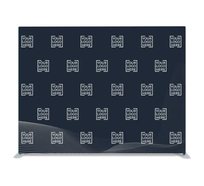 Step and Repeat Straight Pillow Case Backdrop (10ft x 8ft) 1