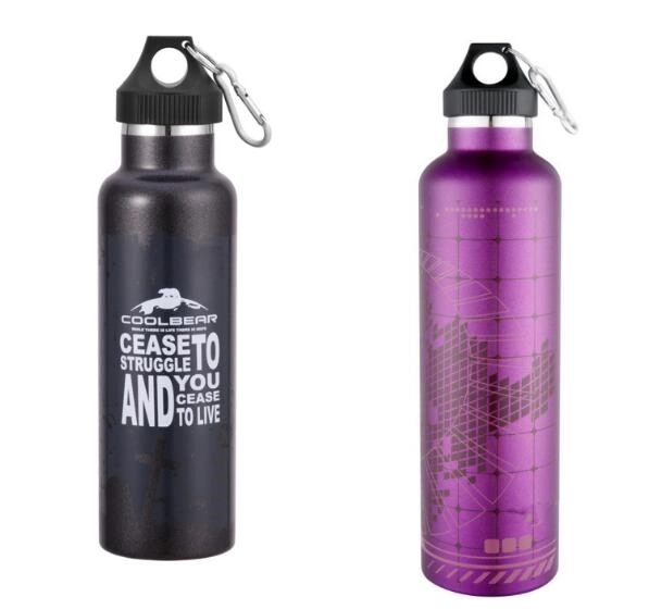 25 Oz. Double Wall Metal Sport Water Bottle, custom water bottle with logo imprint 3
