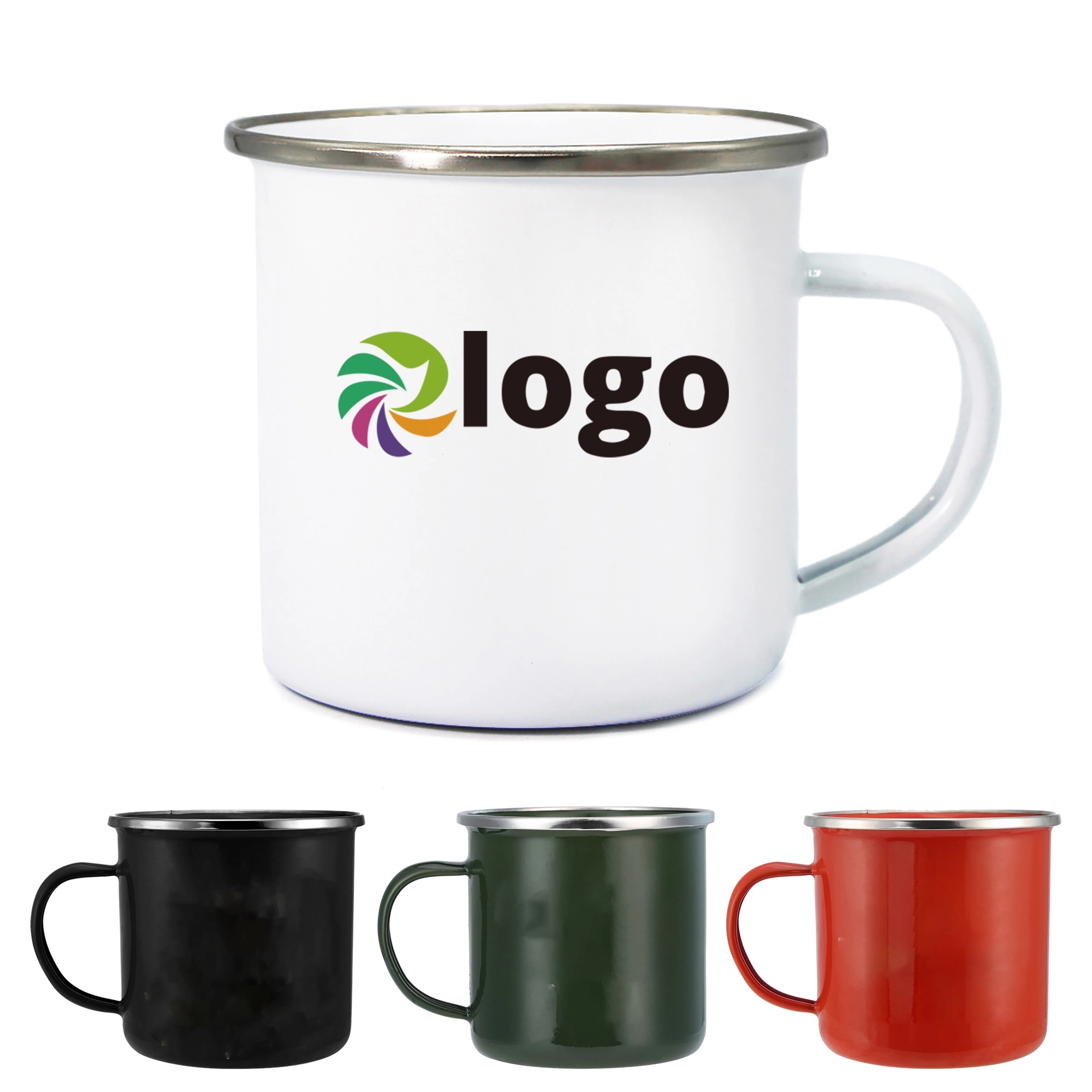 12Oz Enamel Camping Mug