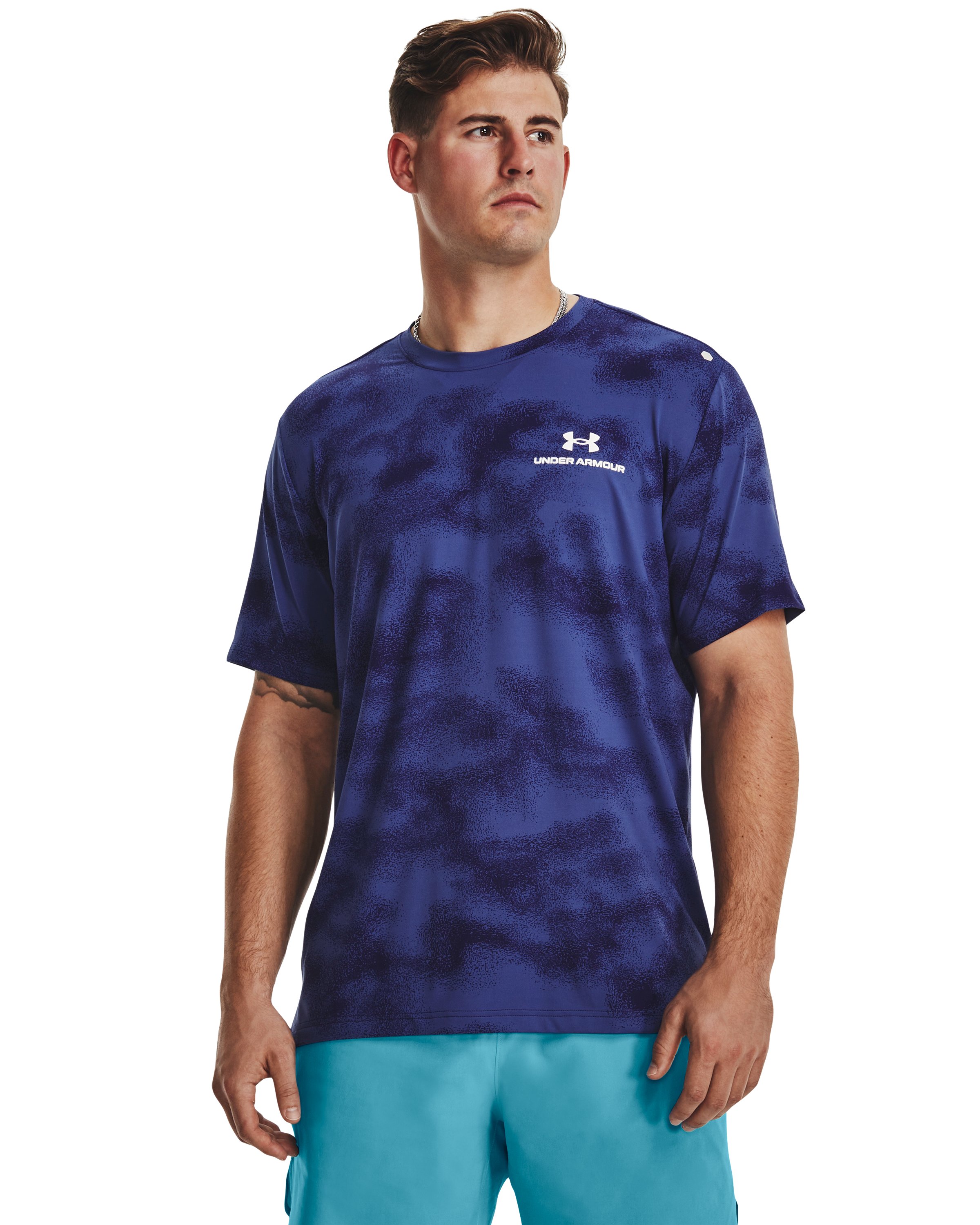 UA RUSH Energy Print Men's Short Sleeve 11
