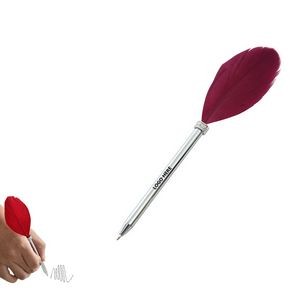 Short Tail Feather Metal Pen 16