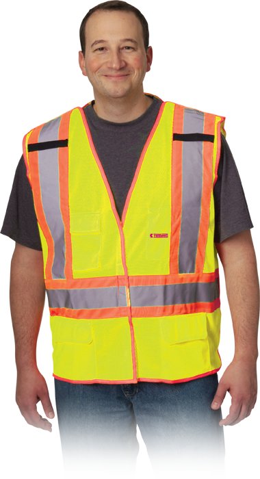 X-Back Breakaway Two-Tone Mesh Vest 5