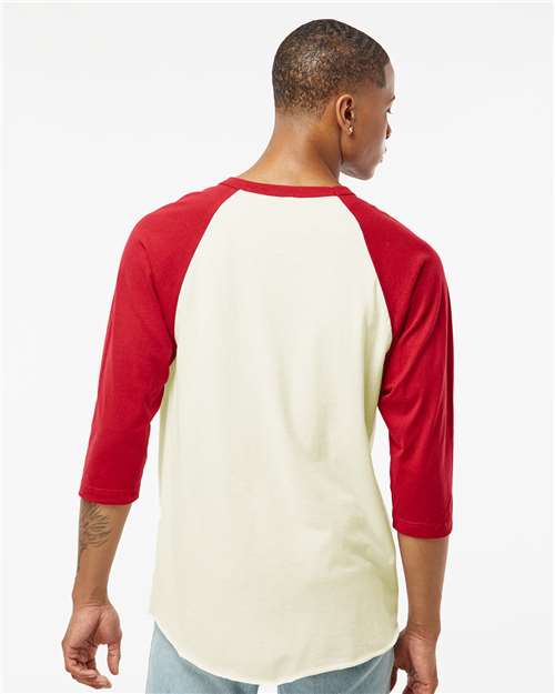 Unisex Fine Jersey Raglan T-Shirt - 245 115