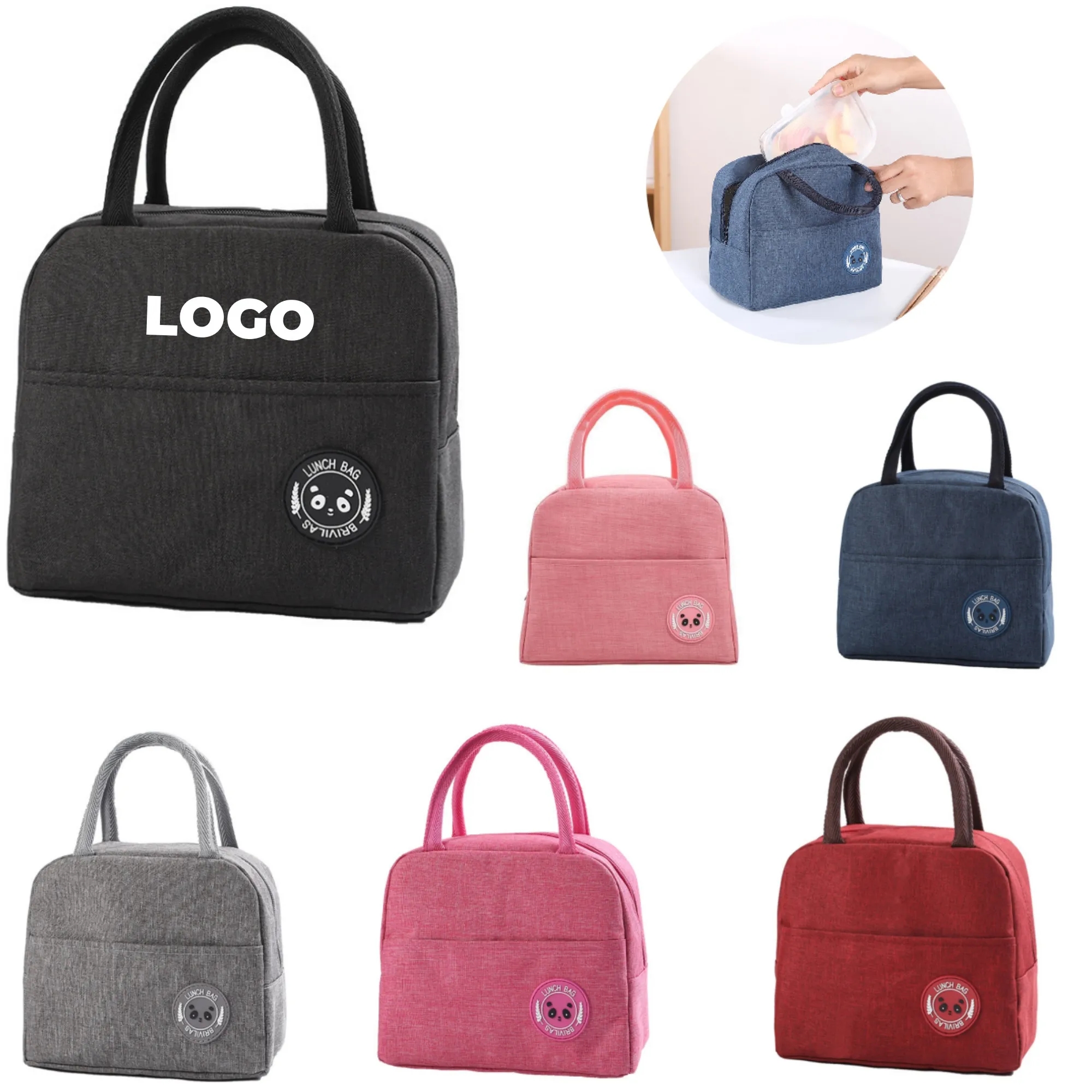 Full Color Insulated Lunch Box Bag 3