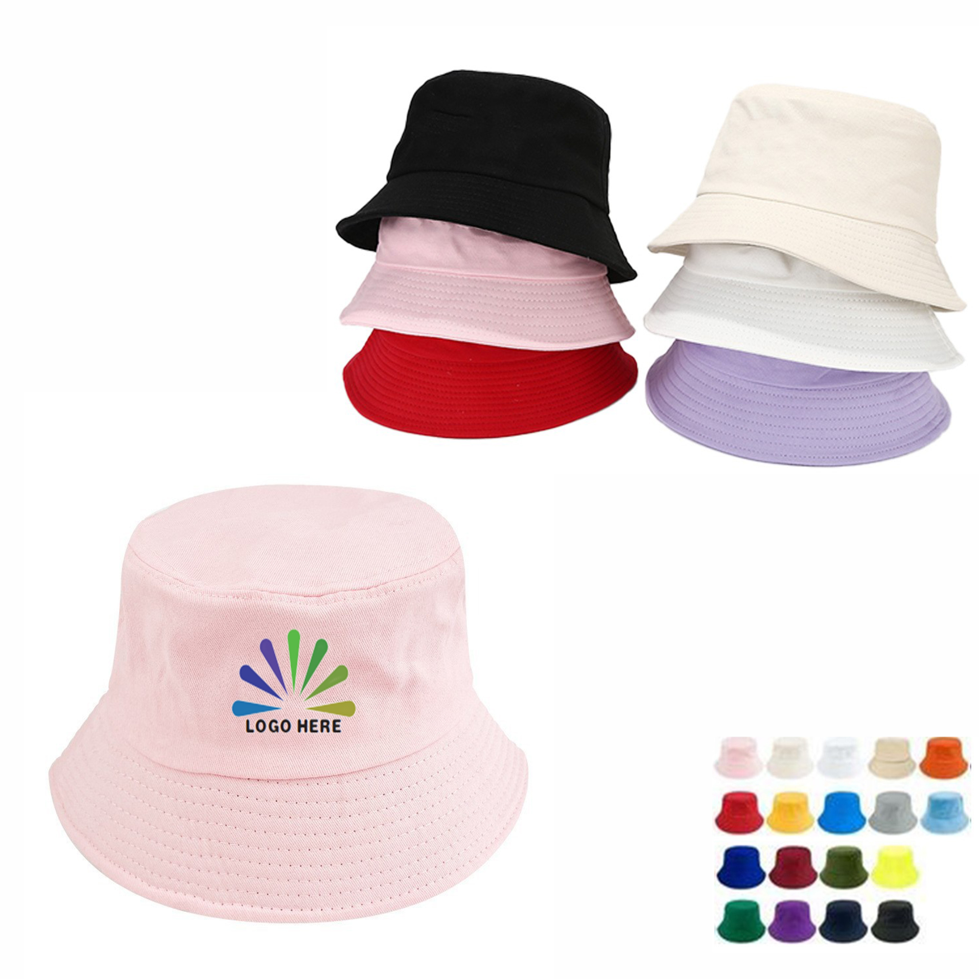Polyester Foldable Fisherman Hat MOQ1pcs 2