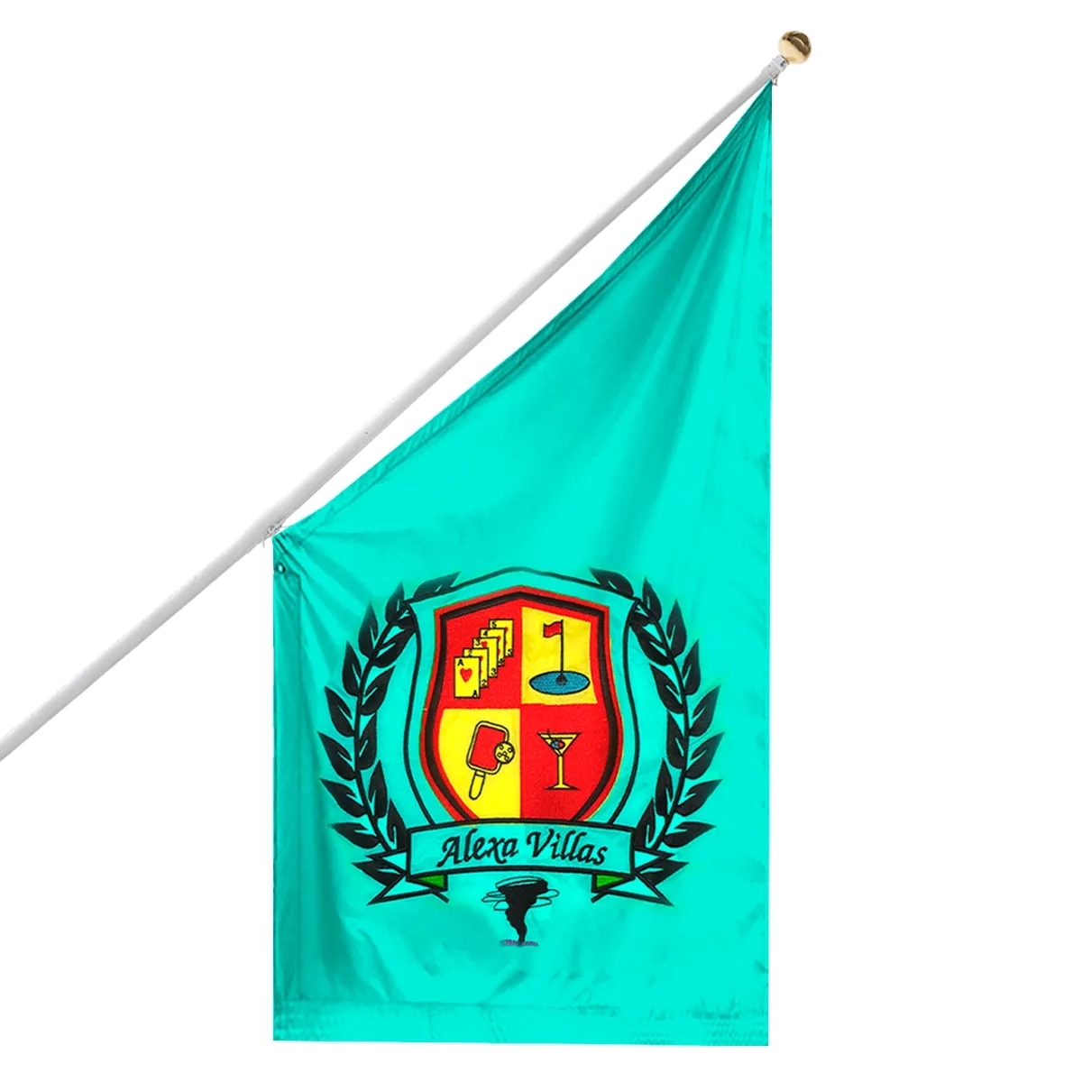 Applique Building Flags 8.66' x 5' 5