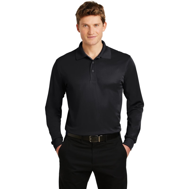 Sport-Tek Long Sleeve Micropique Sport-Wick Polo. 34