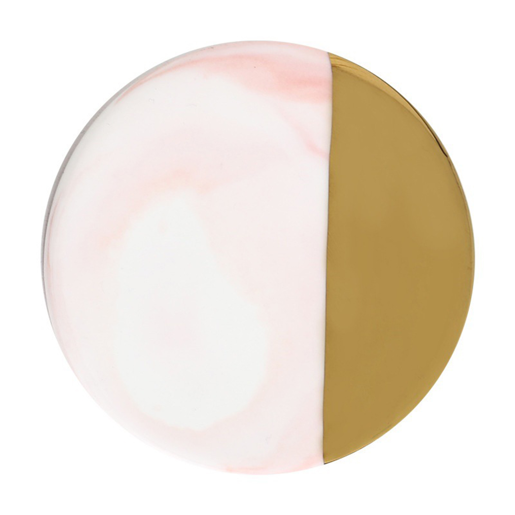 Gold Edge Marble Round Coasters 3
