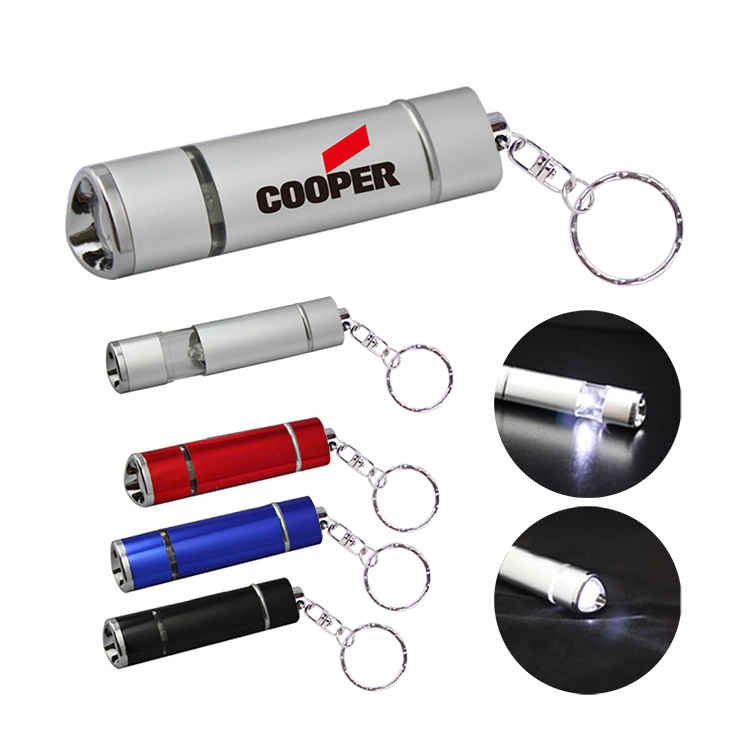 Tri-Sided 1 LED Torch Light w/ Key Chain 2