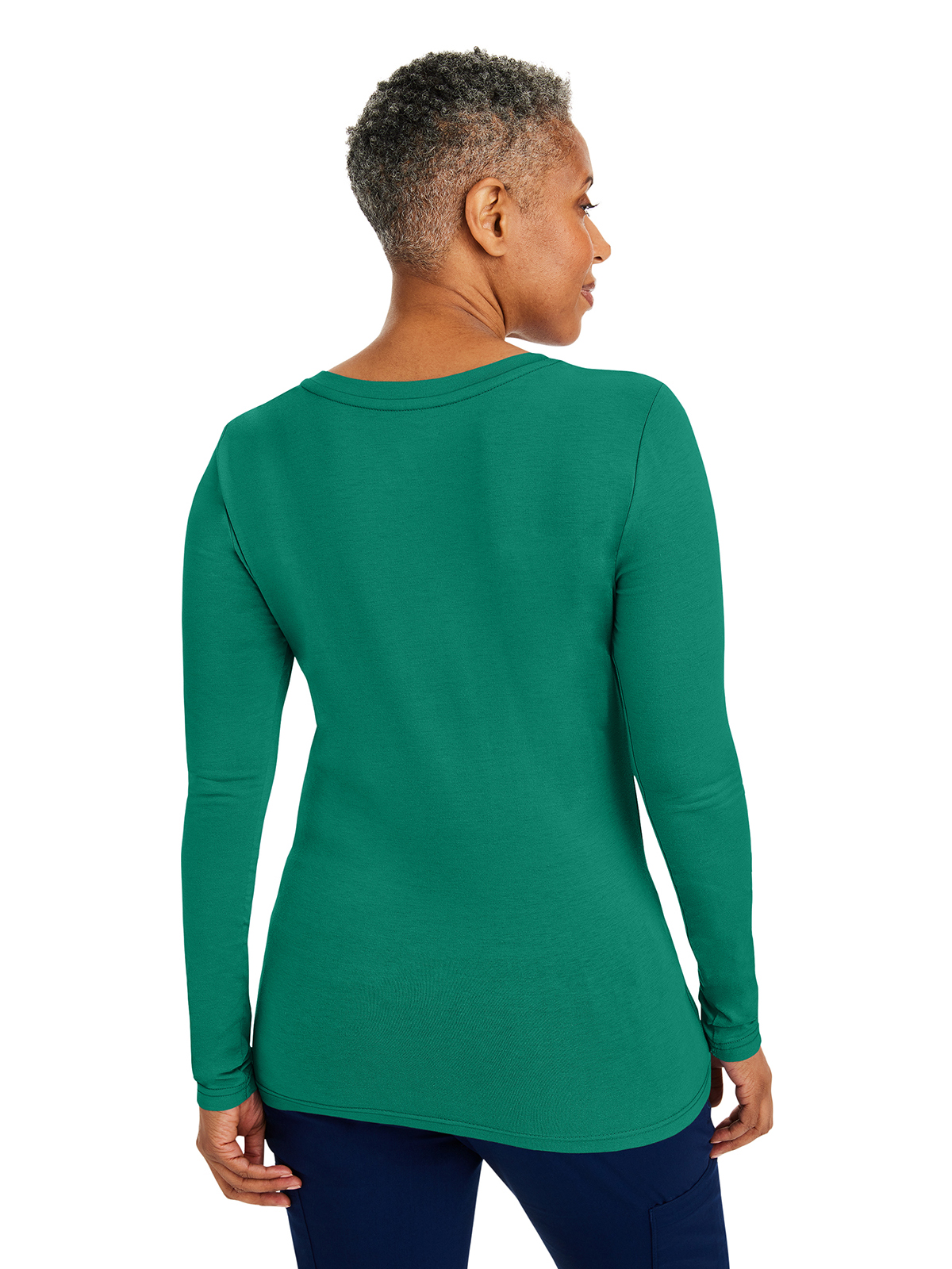 Healing Hands - HH Knits - Women's Pocketless Melissa Long Sleeve Underscrub Tee 47