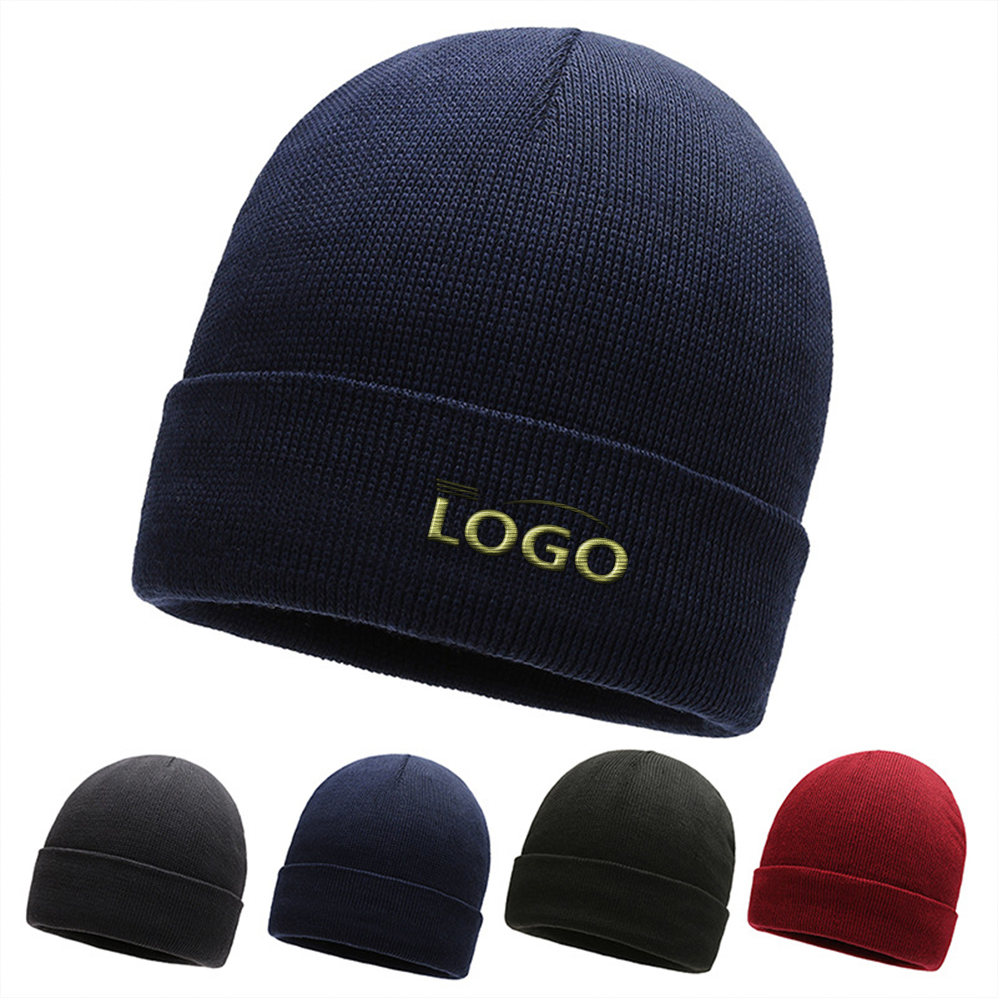 Unisex Fall/Winter Knit Beanie Hat 2