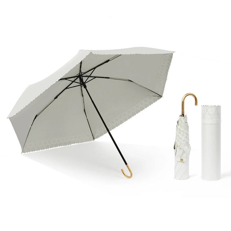 Custom Travel Folding Umbrella for Rain & Sun Protection 12