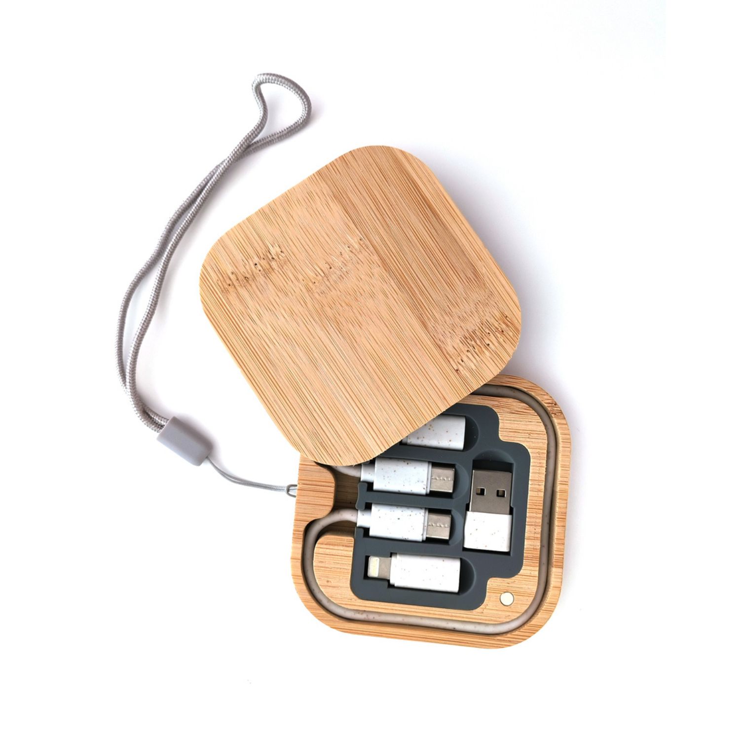 Eco Wheat Straw 5 in 1 Charging Cable Kit 2