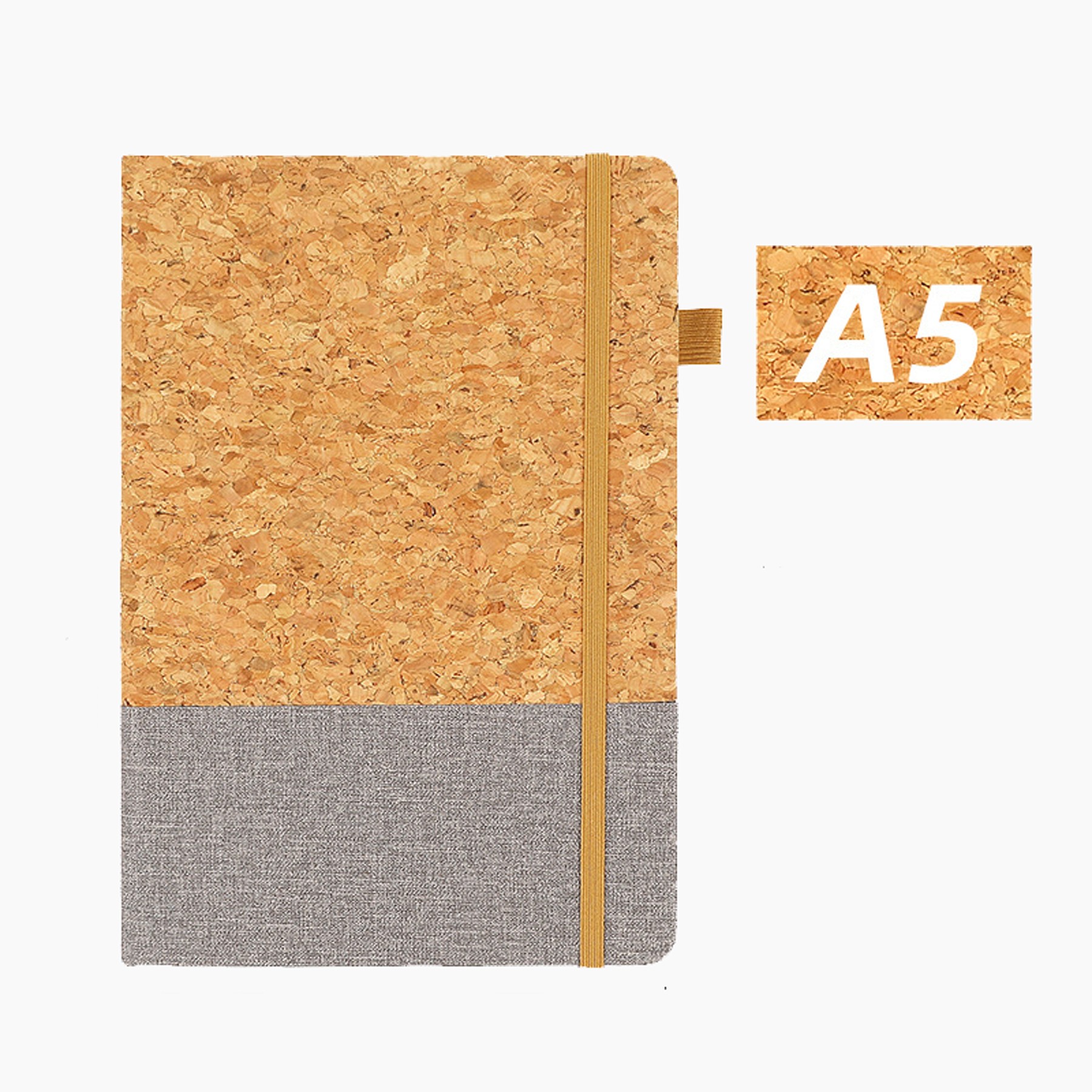 Wood Grain Wheat Straw Notebook 3