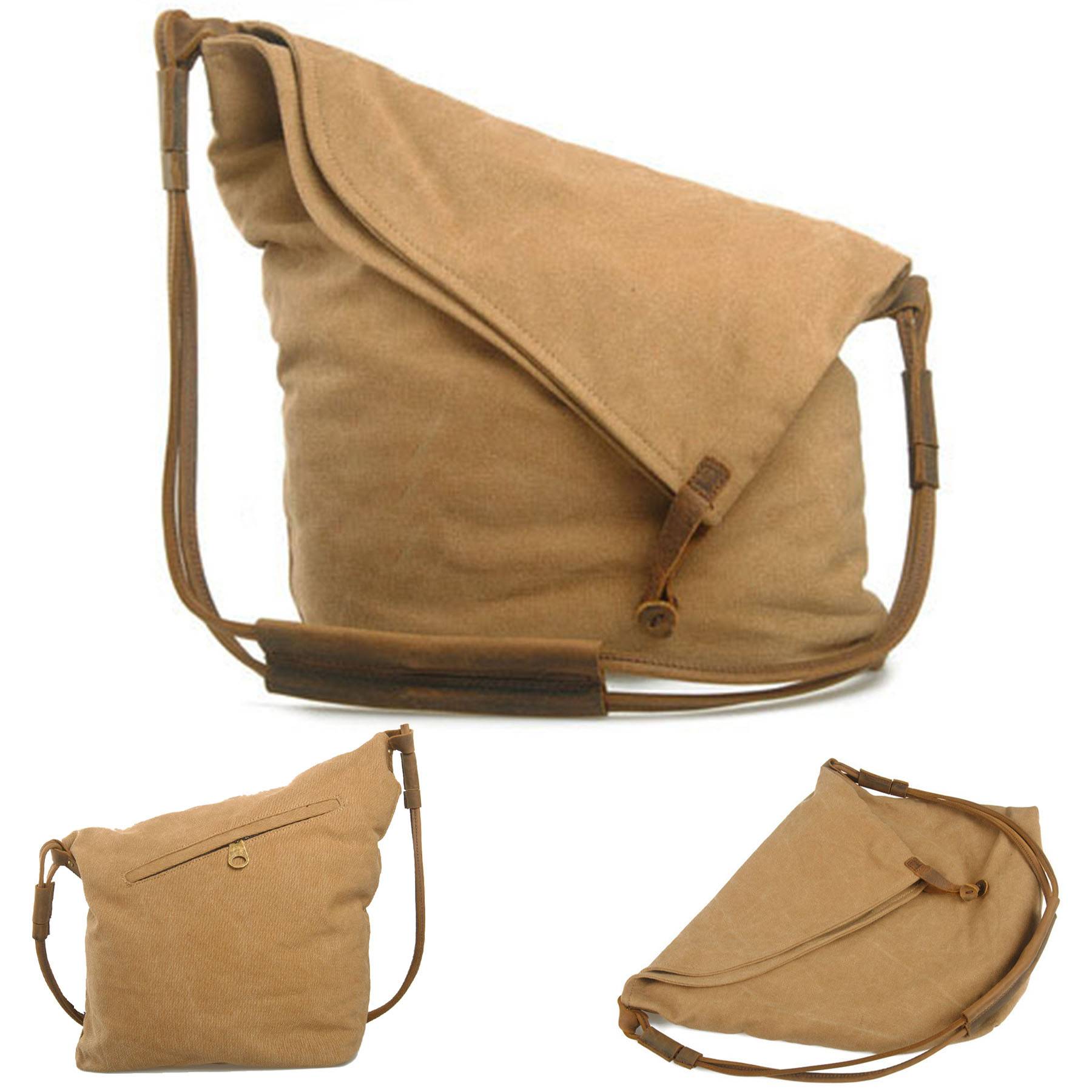 Canvas Foldable cross-body bag 11